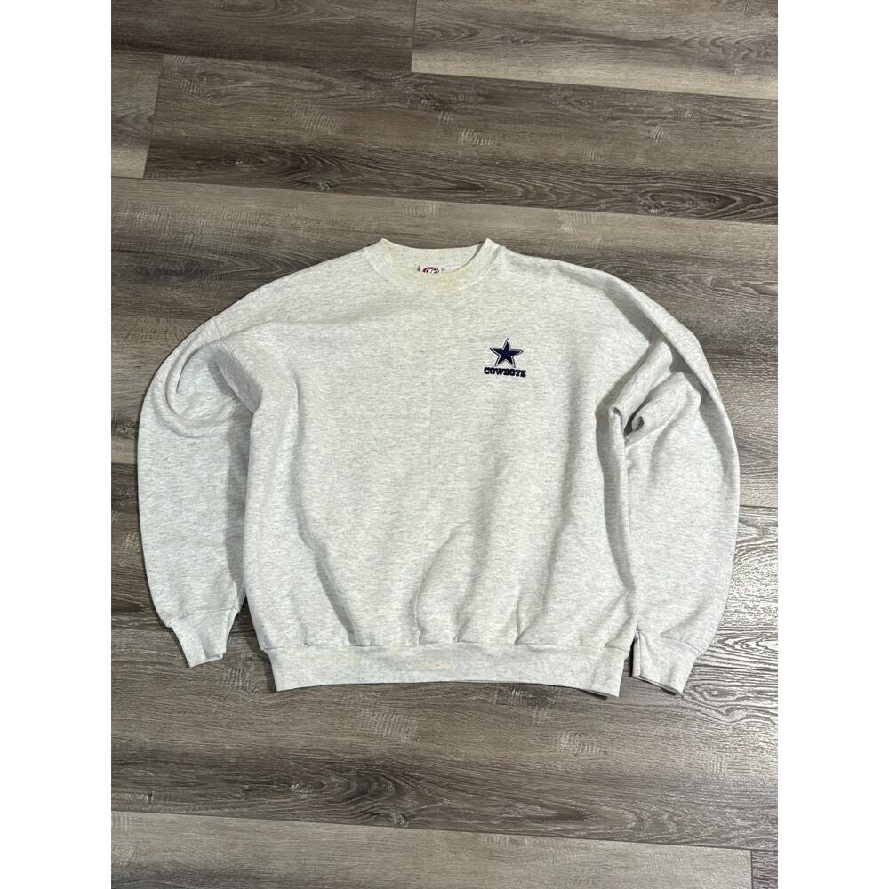 Vintage 90s True Fan Dallas Cowboys Crewneck NFL Retro Y2K Skater - Men’s XL